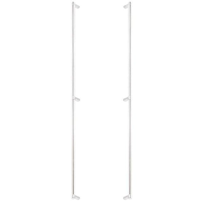 Emtek - Back to Back, Select Appliance Pull 36 Inch C-C, Rectangular Stem, Smooth Bar