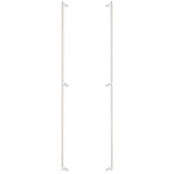 Emtek - Back to Back, Select Appliance Pull 36 Inch C-C, Rectangular Stem, Smooth Bar