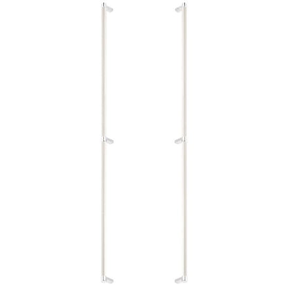 Emtek - Back to Back, Select Appliance Pull 36 Inch C-C, Rectangular Stem, Smooth Bar