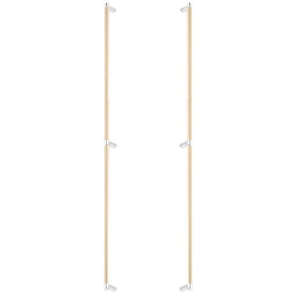 Emtek - Back to Back, Select Appliance Pull 36 Inch C-C, Rectangular Stem, Smooth Bar