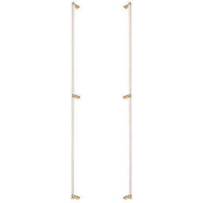 Emtek - Back to Back, Select Appliance Pull 36 Inch C-C, Rectangular Stem, Smooth Bar