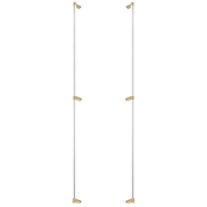 Emtek - Back to Back, Select Appliance Pull 36 Inch C-C, Rectangular Stem, Smooth Bar