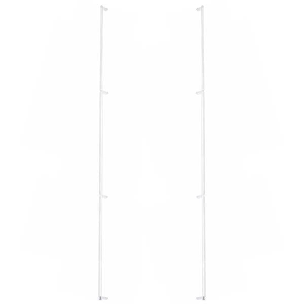 Emtek - Back to Back, Select Appliance Pull 54 Inch C-C, Rectangular Stem, Knurled Bar