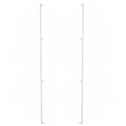 Emtek - Back to Back, Select Appliance Pull 54 Inch C-C, Rectangular Stem, Smooth Bar