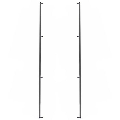 Emtek - Back to Back, Select Appliance Pull 54 Inch C-C, Rectangular Stem, Smooth Bar