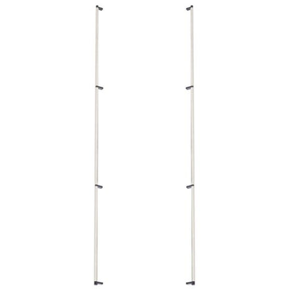 Emtek - Back to Back, Select Appliance Pull 54 Inch C-C, Rectangular Stem, Knurled Bar