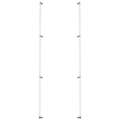 Emtek - Back to Back, Select Appliance Pull 54 Inch C-C, Rectangular Stem, Smooth Bar