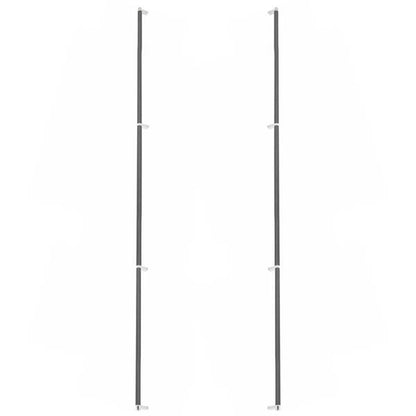 Emtek - Back to Back, Select Appliance Pull 54 Inch C-C, Rectangular Stem, Knurled Bar