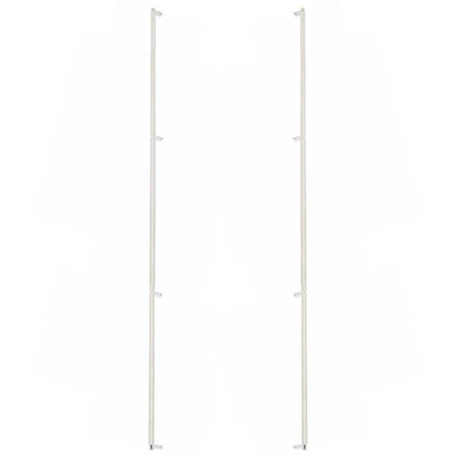 Emtek - Back to Back, Select Appliance Pull 54 Inch C-C, Rectangular Stem, Knurled Bar