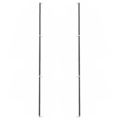 Emtek - Back to Back, Select Appliance Pull 54 Inch C-C, Rectangular Stem, Knurled Bar