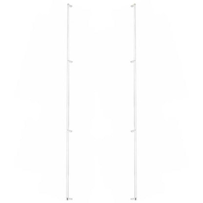 Emtek - Back to Back, Select Appliance Pull 54 Inch C-C, Rectangular Stem, Knurled Bar
