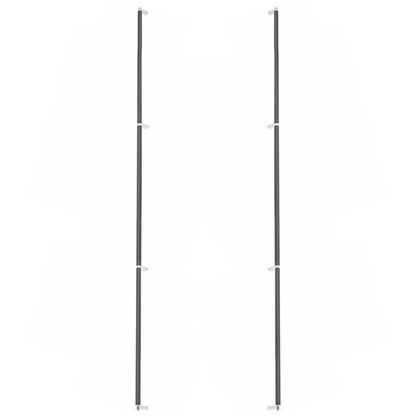 Emtek - Back to Back, Select Appliance Pull 54 Inch C-C, Rectangular Stem, Smooth Bar