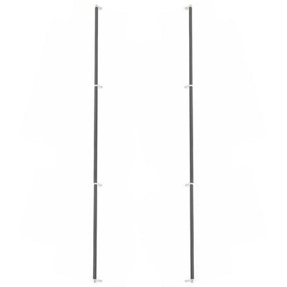 Emtek - Back to Back, Select Appliance Pull 54 Inch C-C, Rectangular Stem, Knurled Bar