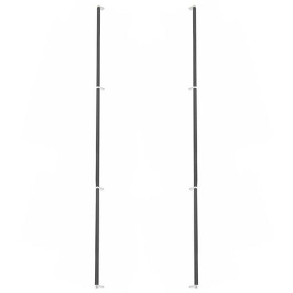 Emtek - Back to Back, Select Appliance Pull 54 Inch C-C, Rectangular Stem, Knurled Bar