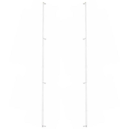 Emtek - Back to Back, Select Appliance Pull 54 Inch C-C, Rectangular Stem, Knurled Bar