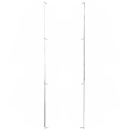 Emtek - Glass Shower Door Back to Back, Select Appliance Pull 54 Inch C-C, Rectangular Stem, Smooth Bar