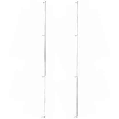 Emtek - Back to Back, Select Appliance Pull 54 Inch C-C, Rectangular Stem, Smooth Bar