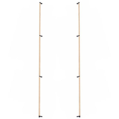 Emtek - Back to Back, Select Appliance Pull 54 Inch C-C, Rectangular Stem, Knurled Bar