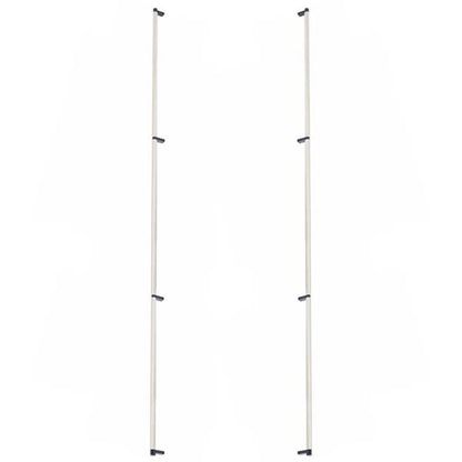 Emtek - Back to Back, Select Appliance Pull 54 Inch C-C, Rectangular Stem, Knurled Bar
