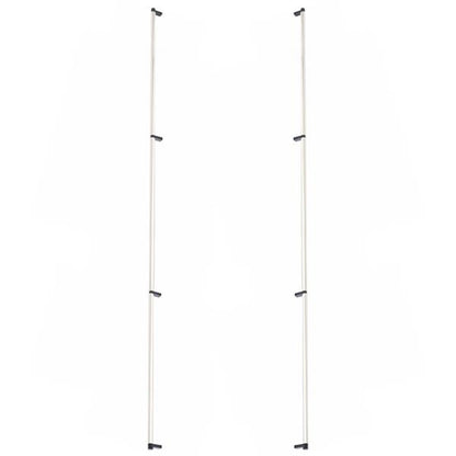 Emtek - Back to Back, Select Appliance Pull 54 Inch C-C, Rectangular Stem, Smooth Bar