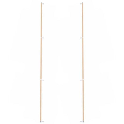 Emtek - Glass Shower Door Back to Back, Select Appliance Pull 54 Inch C-C, Rectangular Stem, Knurled Bar