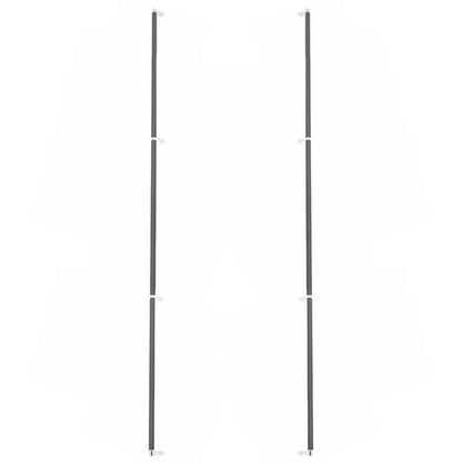 Emtek - Back to Back, Select Appliance Pull 54 Inch C-C, Rectangular Stem, Knurled Bar