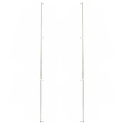 Emtek - Back to Back, Select Appliance Pull 54 Inch C-C, Rectangular Stem, Knurled Bar