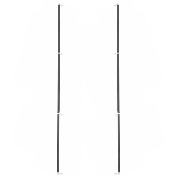 Emtek - Back to Back, Select Appliance Pull 54 Inch C-C, Rectangular Stem, Knurled Bar