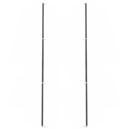 Emtek - Back to Back, Select Appliance Pull 54 Inch C-C, Rectangular Stem, Knurled Bar