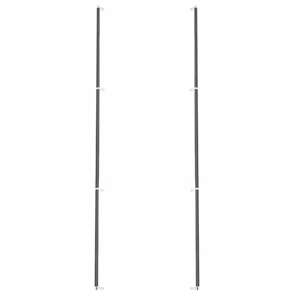 Emtek - Back to Back, Select Appliance Pull 54 Inch C-C, Rectangular Stem, Smooth Bar