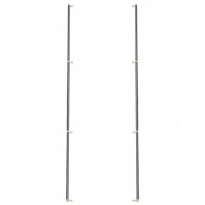 Emtek - Back to Back, Select Appliance Pull 54 Inch C-C, Rectangular Stem, Smooth Bar