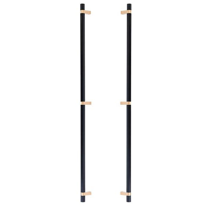 Emtek - Back to Back, Select Bar Appliance Pull 36 Inch C-C, Rectangular Bar Stem, Smooth Bar