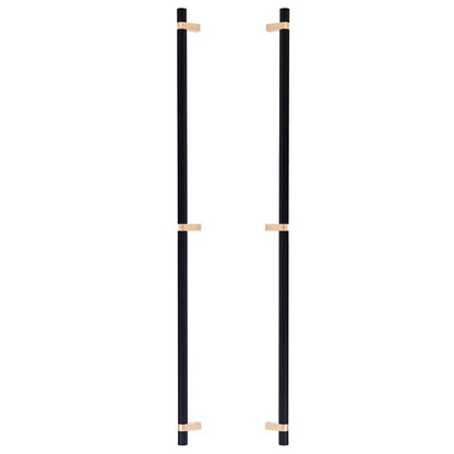 Emtek - Back to Back, Select Bar Appliance Pull 36 Inch C-C, Rectangular Bar Stem, Smooth Bar