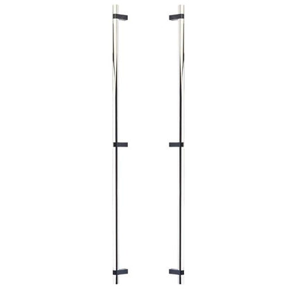 Emtek - Back to Back, Select Bar Appliance Pull 36 Inch C-C, Rectangular Bar Stem, Smooth Bar