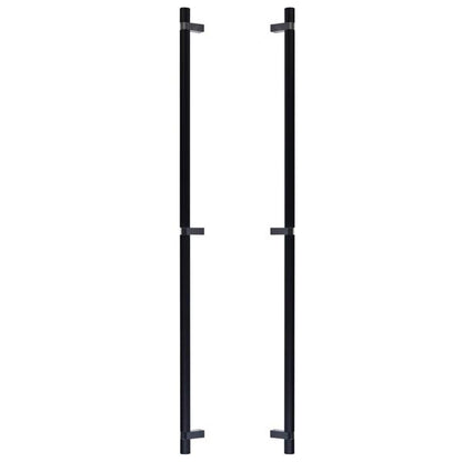 Emtek - Back to Back, Select Bar Appliance Pull 36 Inch C-C, Rectangular Bar Stem, Smooth Bar
