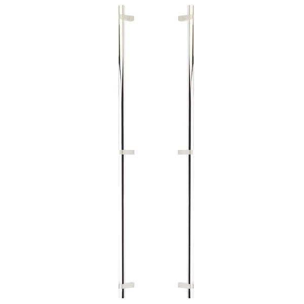 Emtek - Back to Back, Select Bar Appliance Pull 36 Inch C-C, Rectangular Bar Stem, Smooth Bar