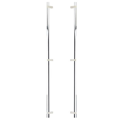 Emtek - Back to Back, Select Bar Appliance Pull 36 Inch C-C, Rectangular Bar Stem, Smooth Bar