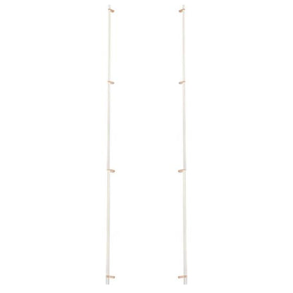 Emtek - Back to Back, Select Bar Appliance Pull 54 Inch C-C, Rectangular Bar Stem, Knurled Bar