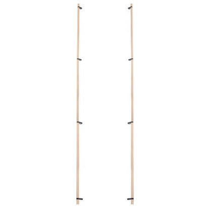 Emtek - Glass Shower Door Back to Back, Select Bar Appliance Pull 54 Inch C-C, Rectangular Bar Stem, Knurled Bar