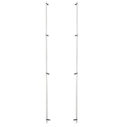 Emtek - Back to Back, Select Bar Appliance Pull 54 Inch C-C, Rectangular Bar Stem, Smooth Bar