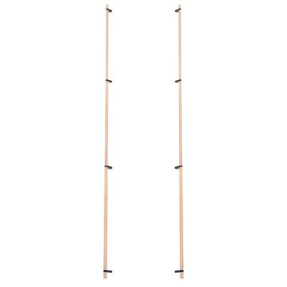 Emtek - Glass Shower Door Back to Back, Select Bar Appliance Pull 54 Inch C-C, Rectangular Bar Stem, Knurled Bar