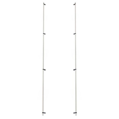 Emtek - Back to Back, Select Bar Appliance Pull 54 Inch C-C, Rectangular Bar Stem, Smooth Bar