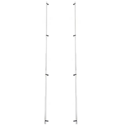 Emtek - Back to Back, Select Bar Appliance Pull 54 Inch C-C, Rectangular Bar Stem, Smooth Bar