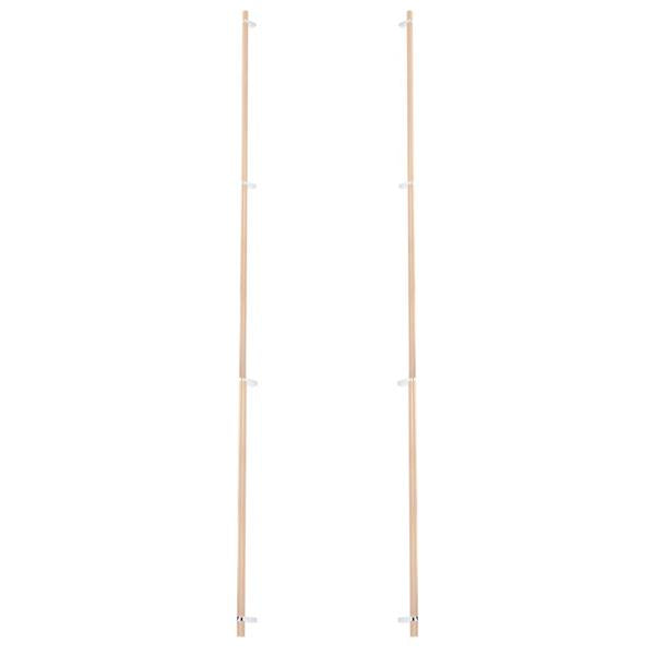 Emtek - Glass Shower Door Back to Back, Select Bar Appliance Pull 54 Inch C-C, Rectangular Bar Stem, Knurled Bar