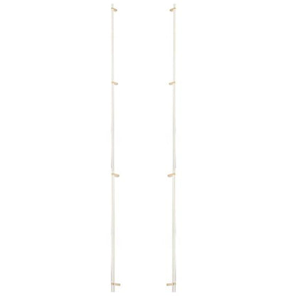 Emtek - Back to Back, Select Bar Appliance Pull 54 Inch C-C, Rectangular Bar Stem, Knurled Bar