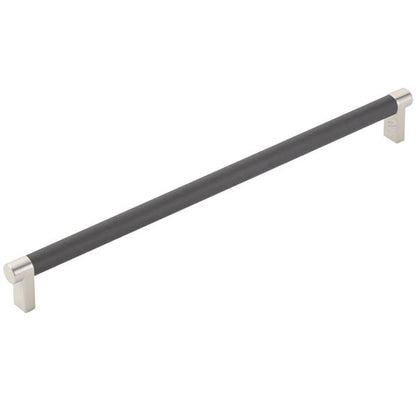 Emtek - Concealed Surface, Select Appliance Pull 12 Inch C-C, Rectangular Stem, Knurled Bar