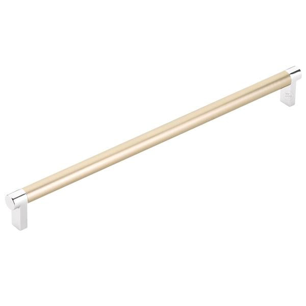 Emtek - Concealed Surface, Select Appliance Pull 12 Inch C-C, Rectangular Stem, Smooth Bar