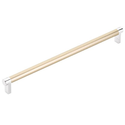Emtek - Concealed Surface, Select Appliance Pull 12 Inch C-C, Rectangular Stem, Smooth Bar