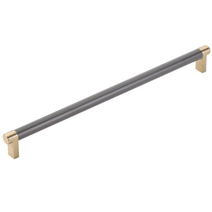 Emtek - Concealed Surface, Select Appliance Pull 12 Inch C-C, Rectangular Stem, Smooth Bar