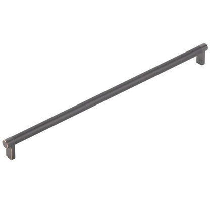 Emtek - Concealed Surface, Select Appliance Pull 18 Inch C-C, Rectangular Stem, Smooth Bar